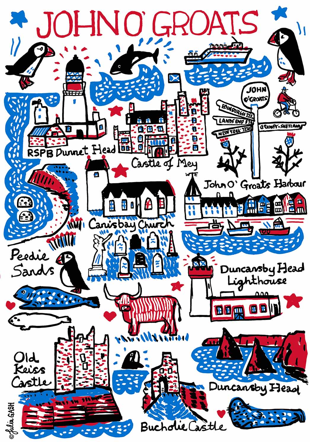 John O Groats Art Print