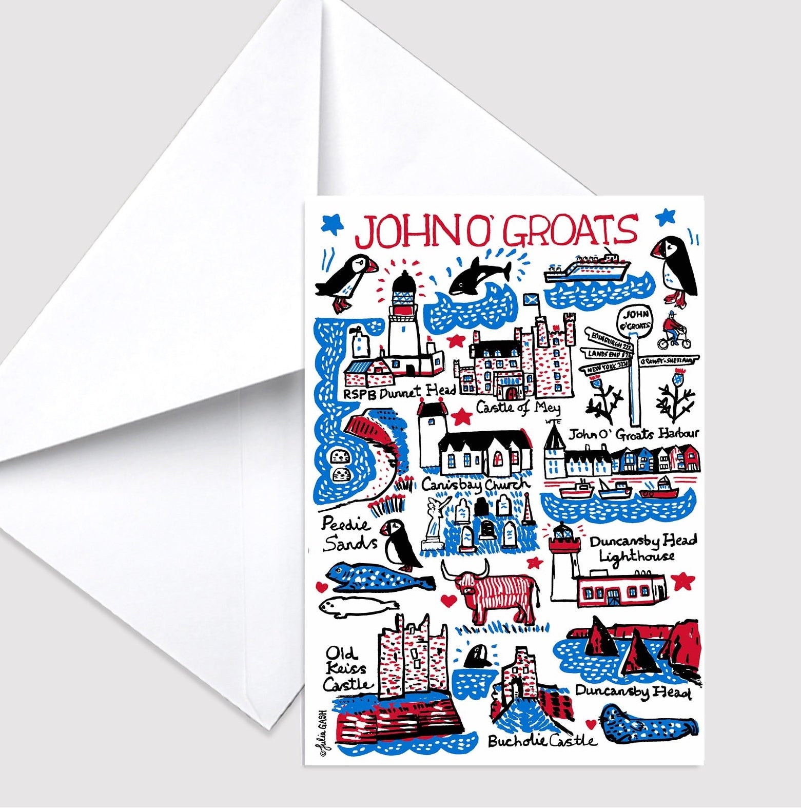 John O Groats Greeting Card