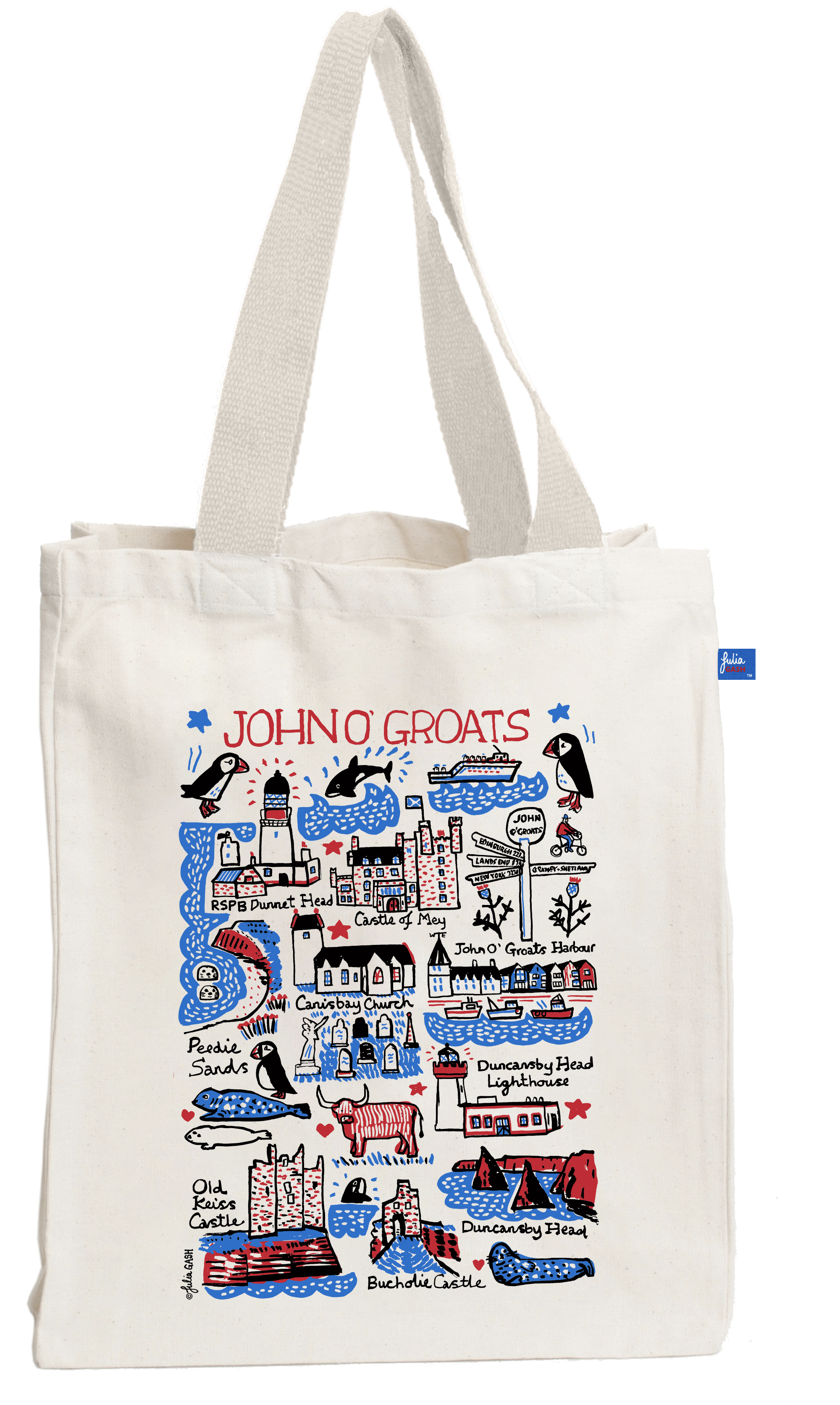 John O Groats Tote Bag