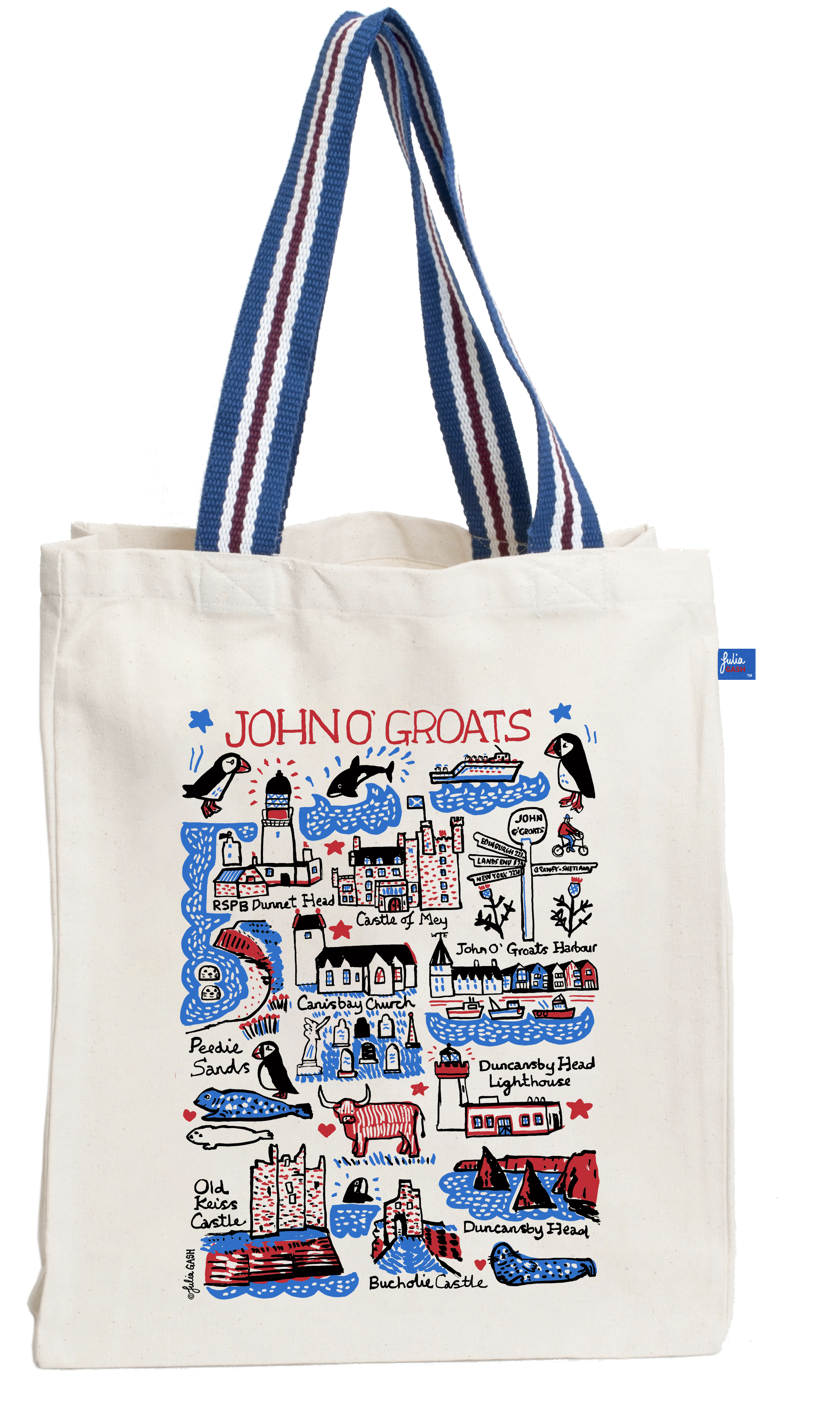 John O Groats Tote Bag