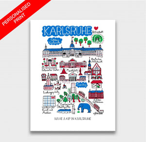 Karlsruhe Art Print by Julia Gash