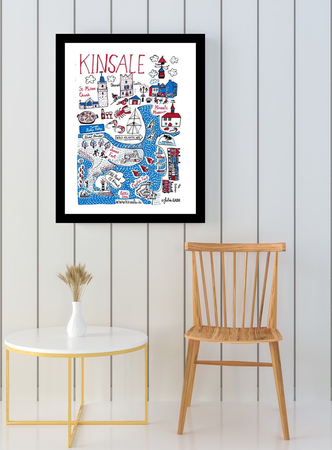 Kinsale Art Print by Julia Gash