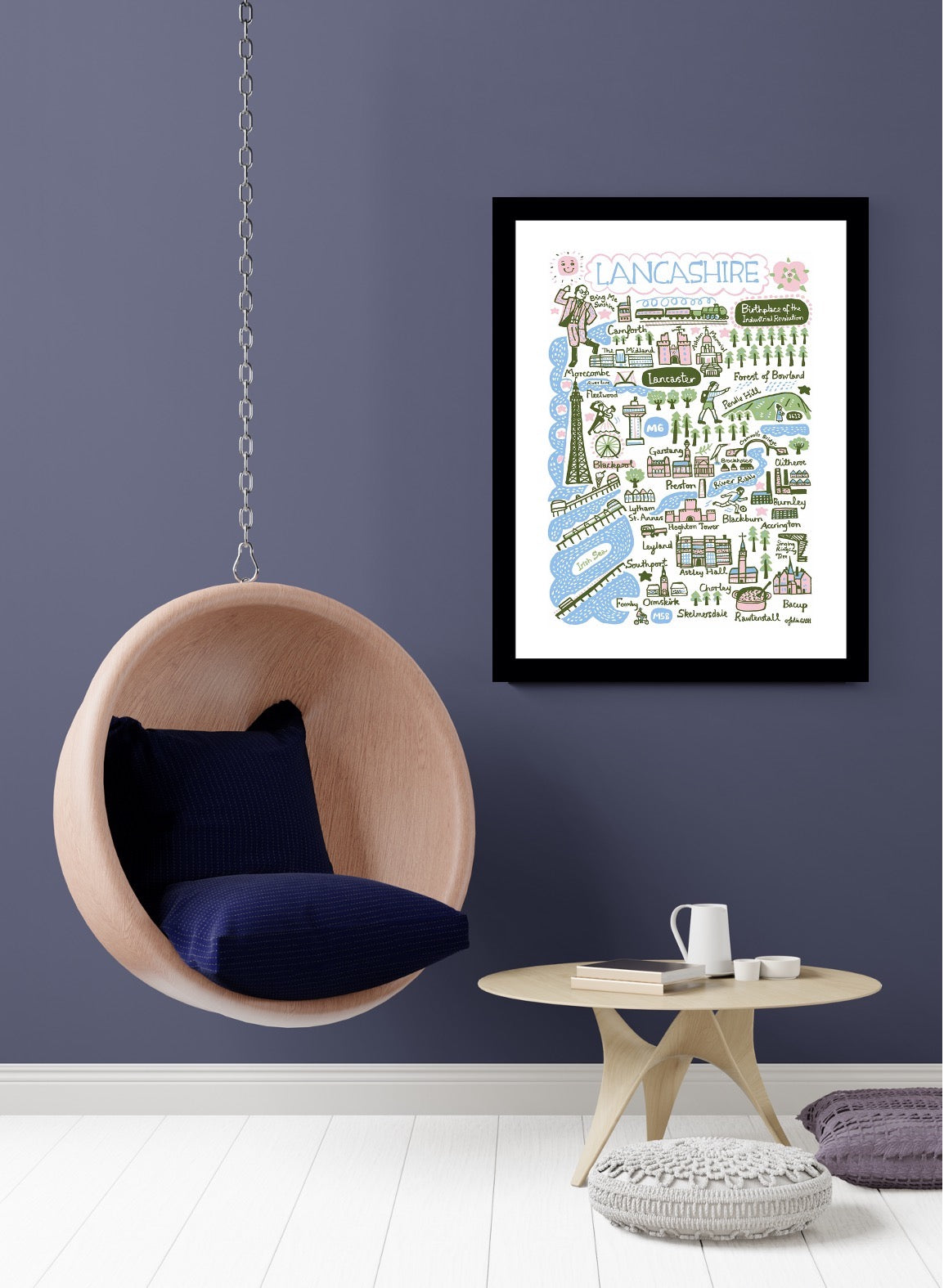 Lancashire Art Print - Julia Gash