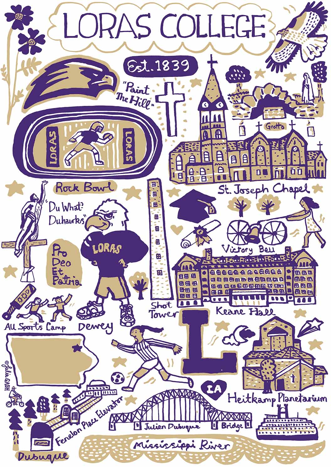 Loras College Design by Julia Gash