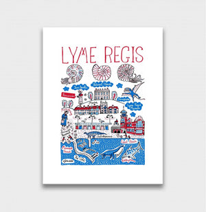 Lyme Regis Art Print - Julia Gash