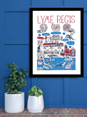 Lyme Regis Art Print - Julia Gash