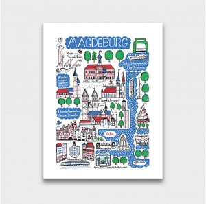 Magdeburg Art Print by Julia Gash