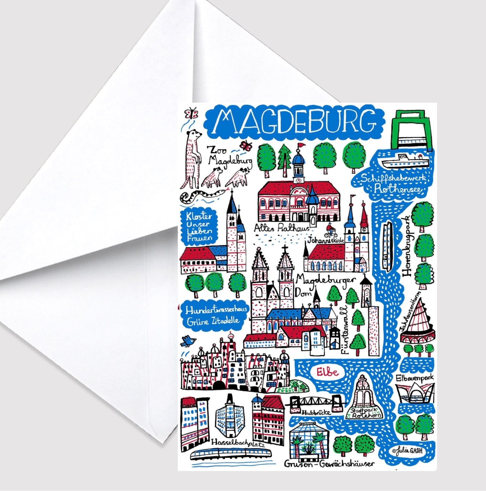 Magdeburg Greeting Card