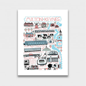 Milton Keynes Art Print