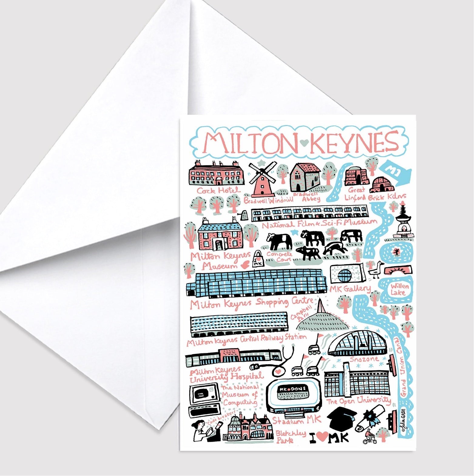 Milton Keynes Greeting Card