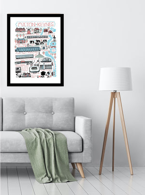 Milton Keynes Art Print