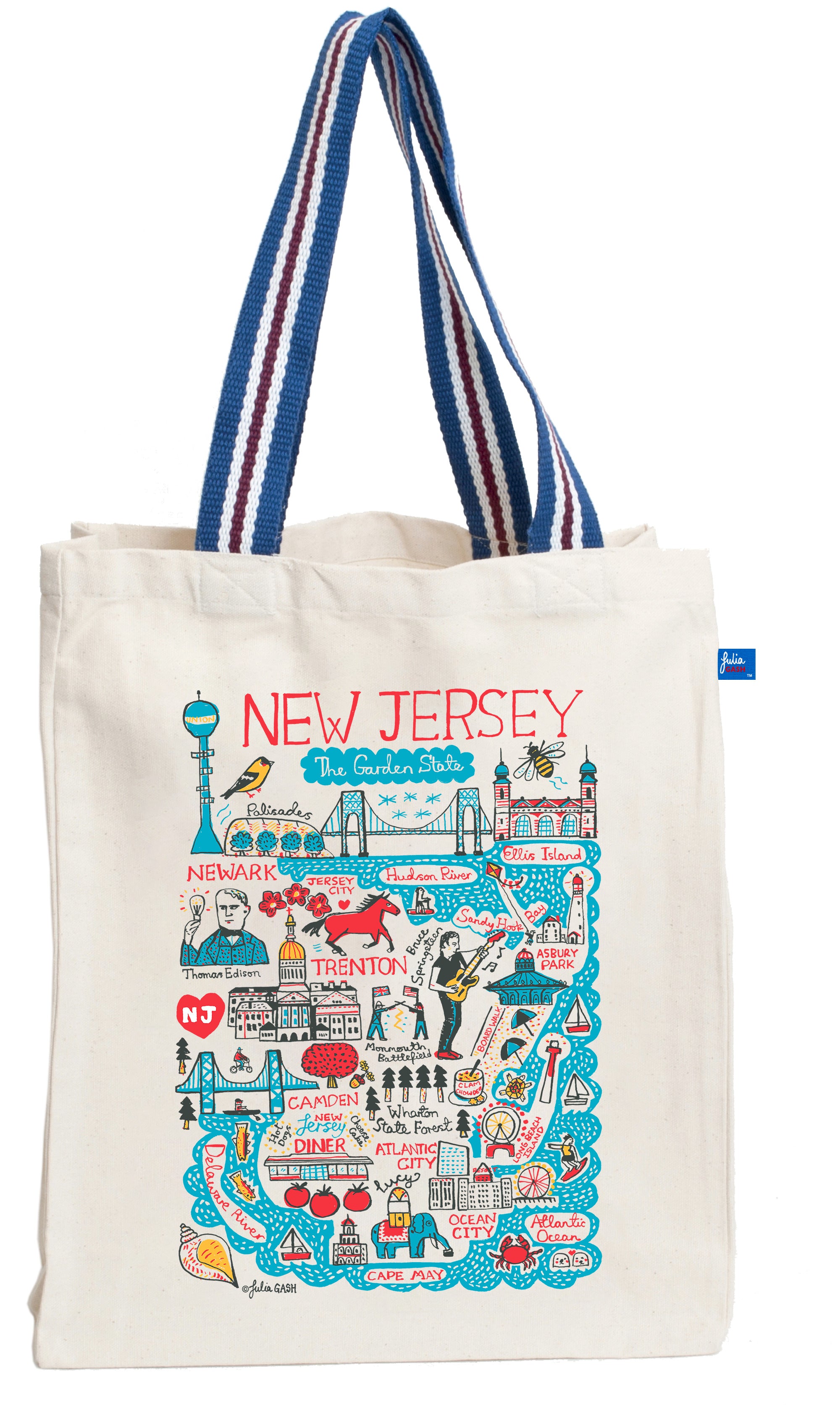 New Jersey Tote Bag - Julia Gash
