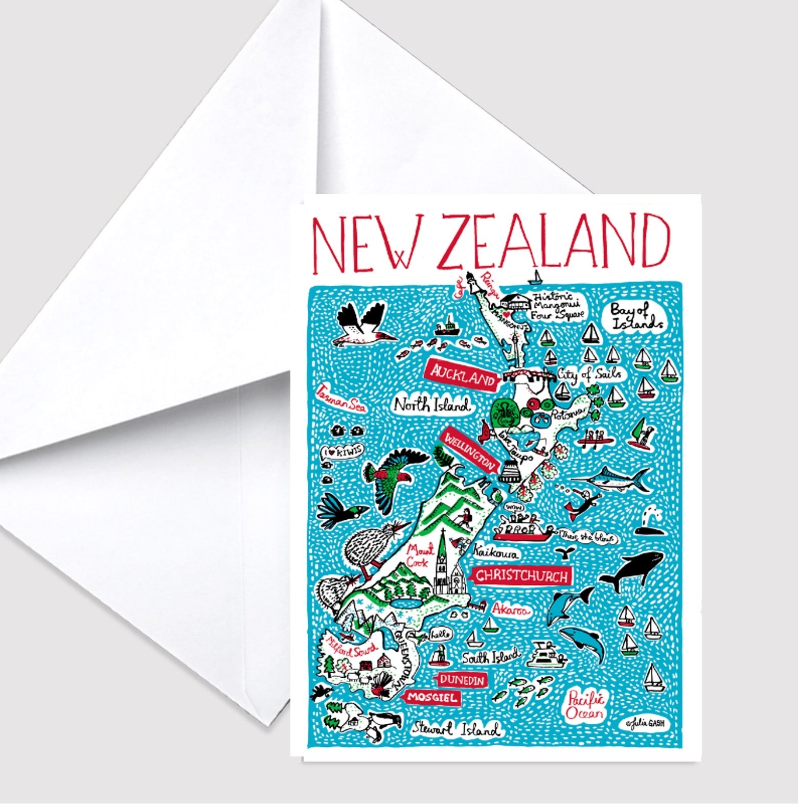 New Zealand Greeting Card