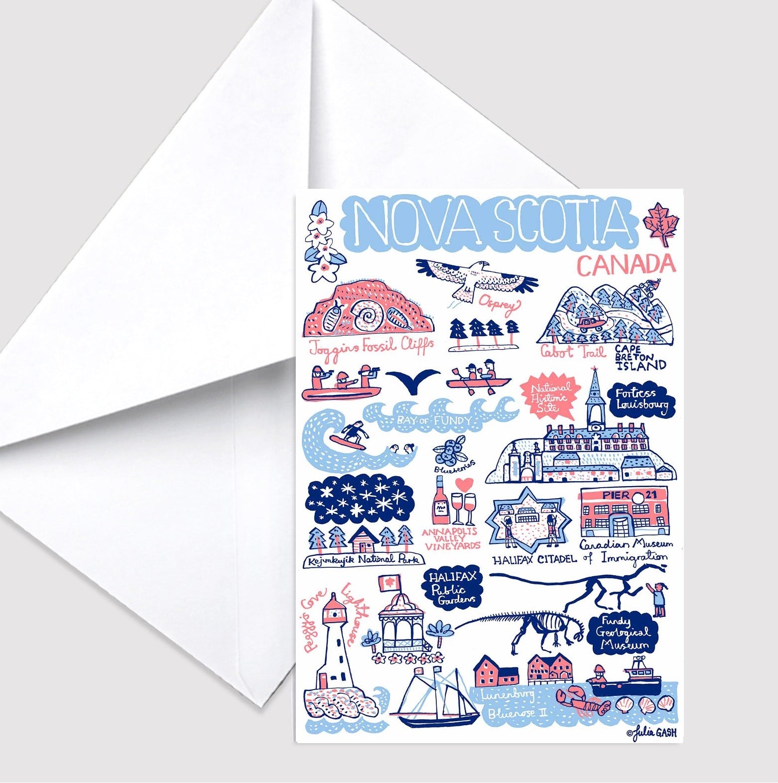 Nova Scotia Greeting Card