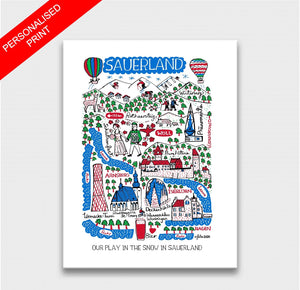 Sauerland Art Print by Julia Gash