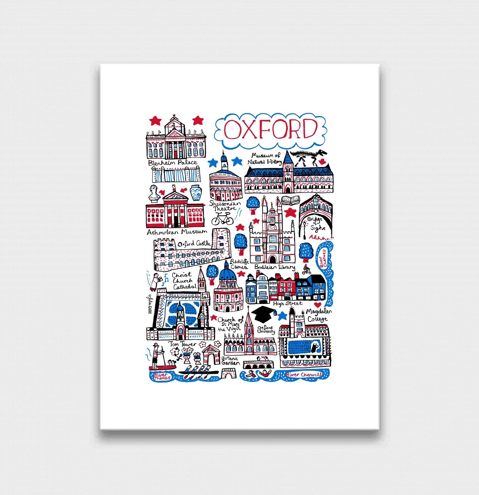 Oxford Art Print - Julia Gash