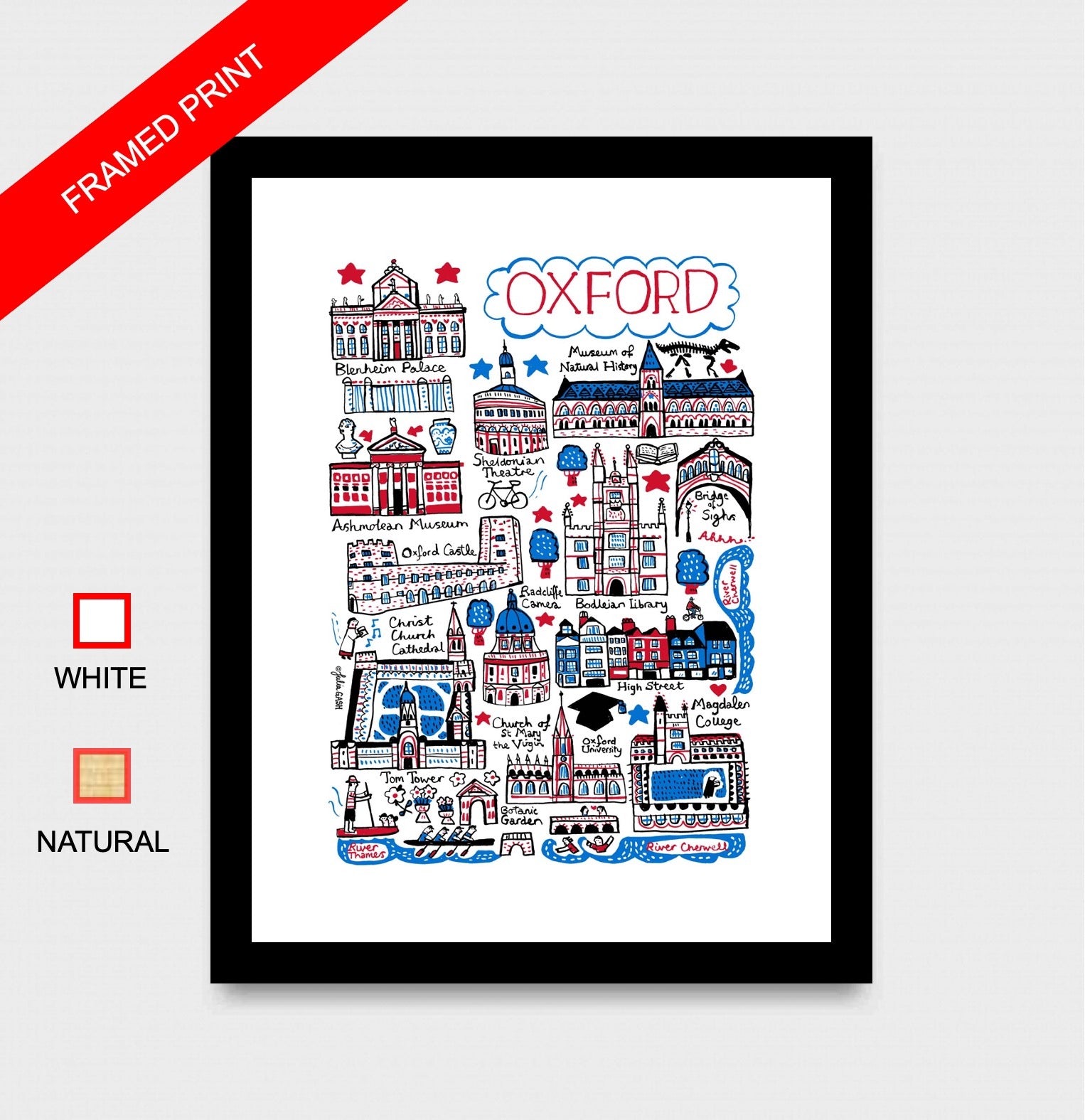 Oxford Art Print - Julia Gash