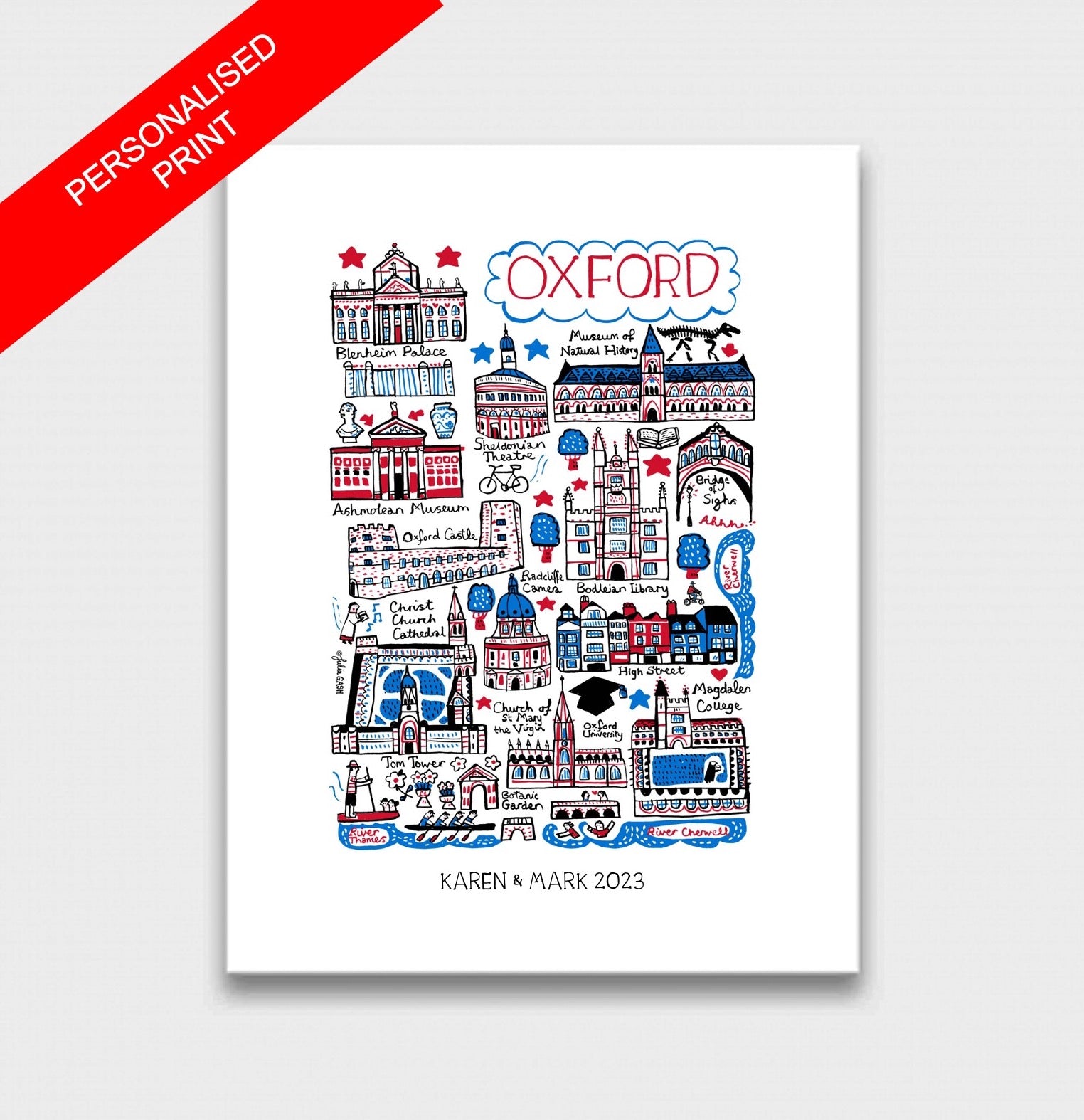 Oxford Art Print - Julia Gash