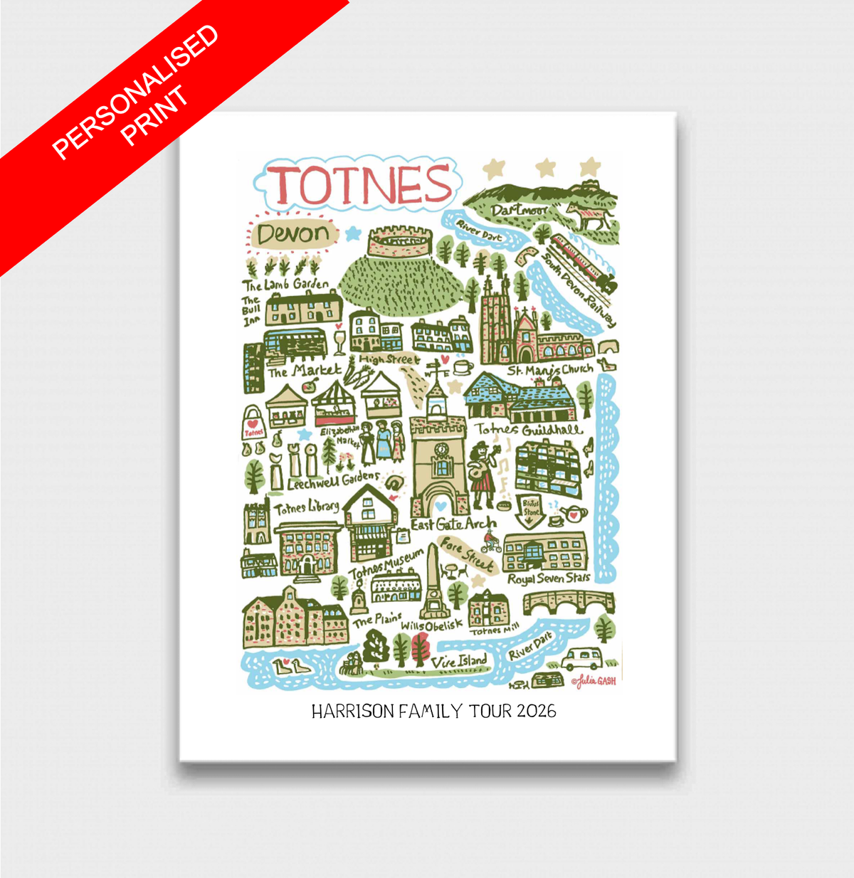Totnes Art Print