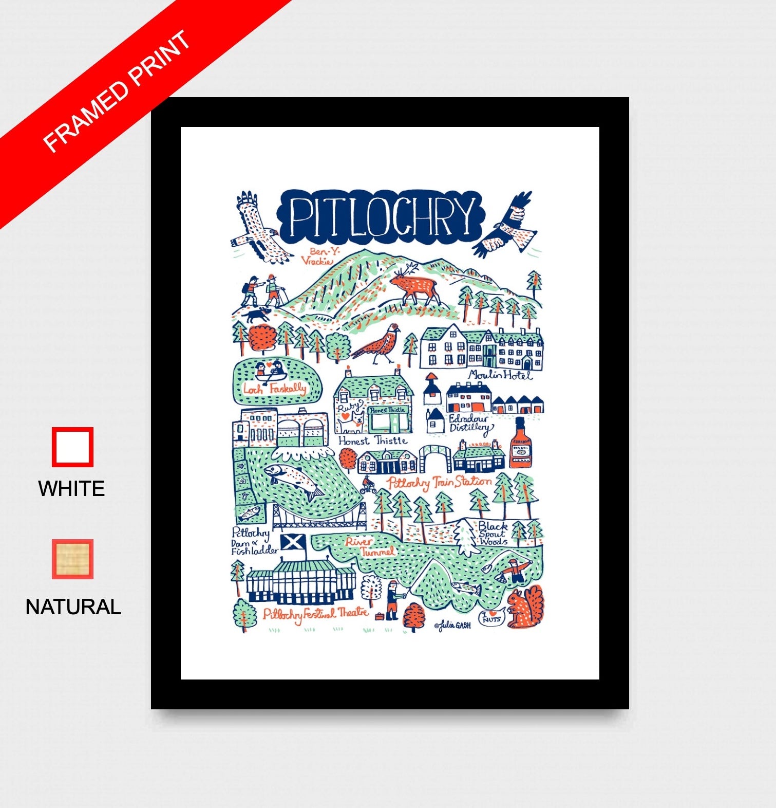 Pitlochry Art Print