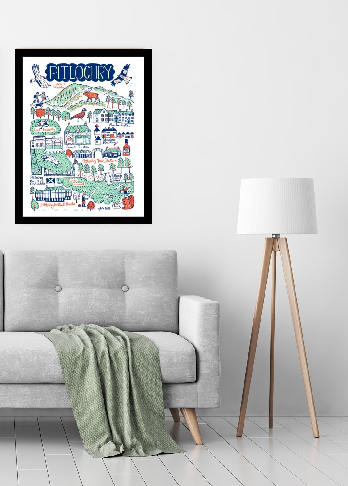 Pitlochry Art Print