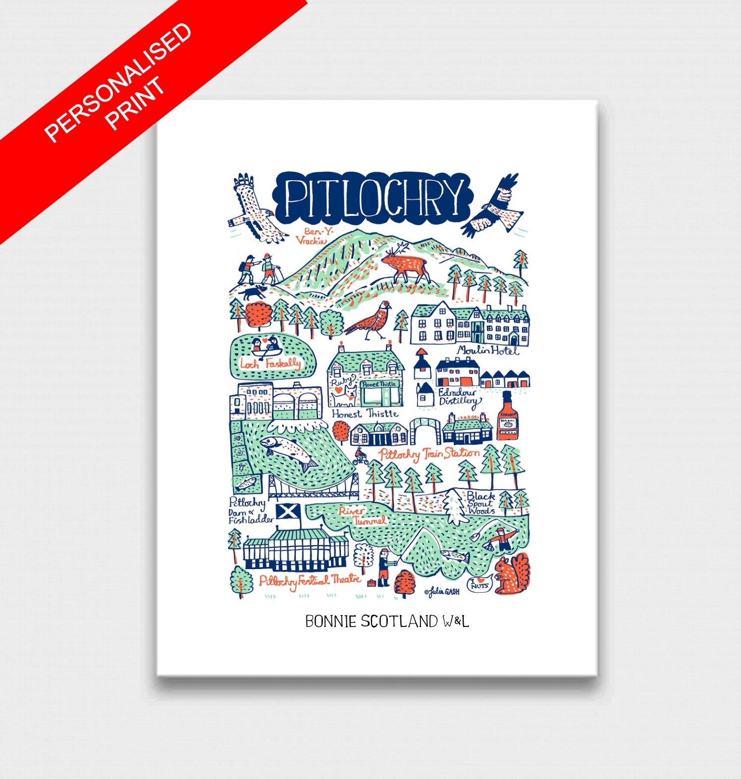 Pitlochry Art Print