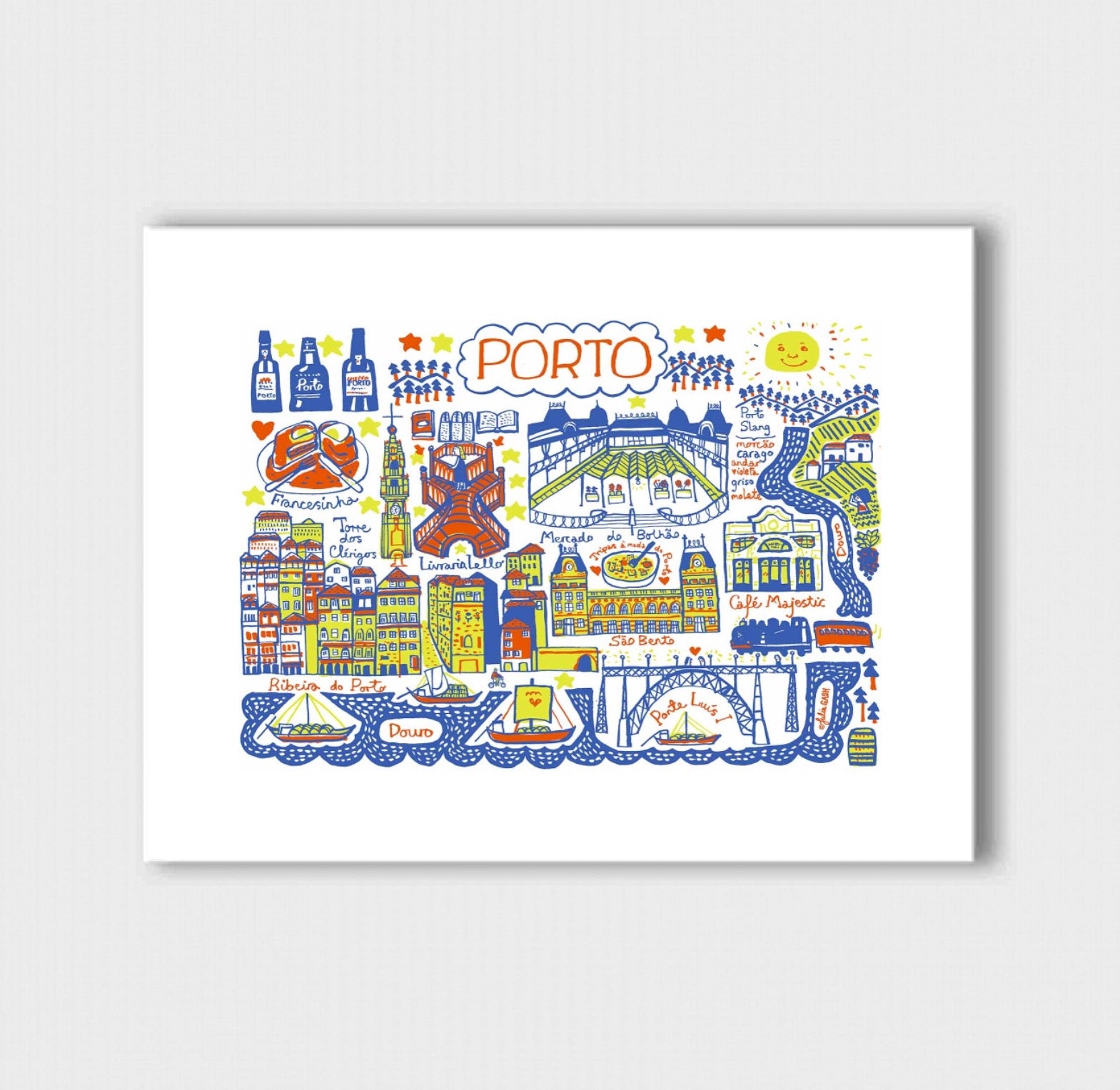 Porto Art Print by Julia Gash