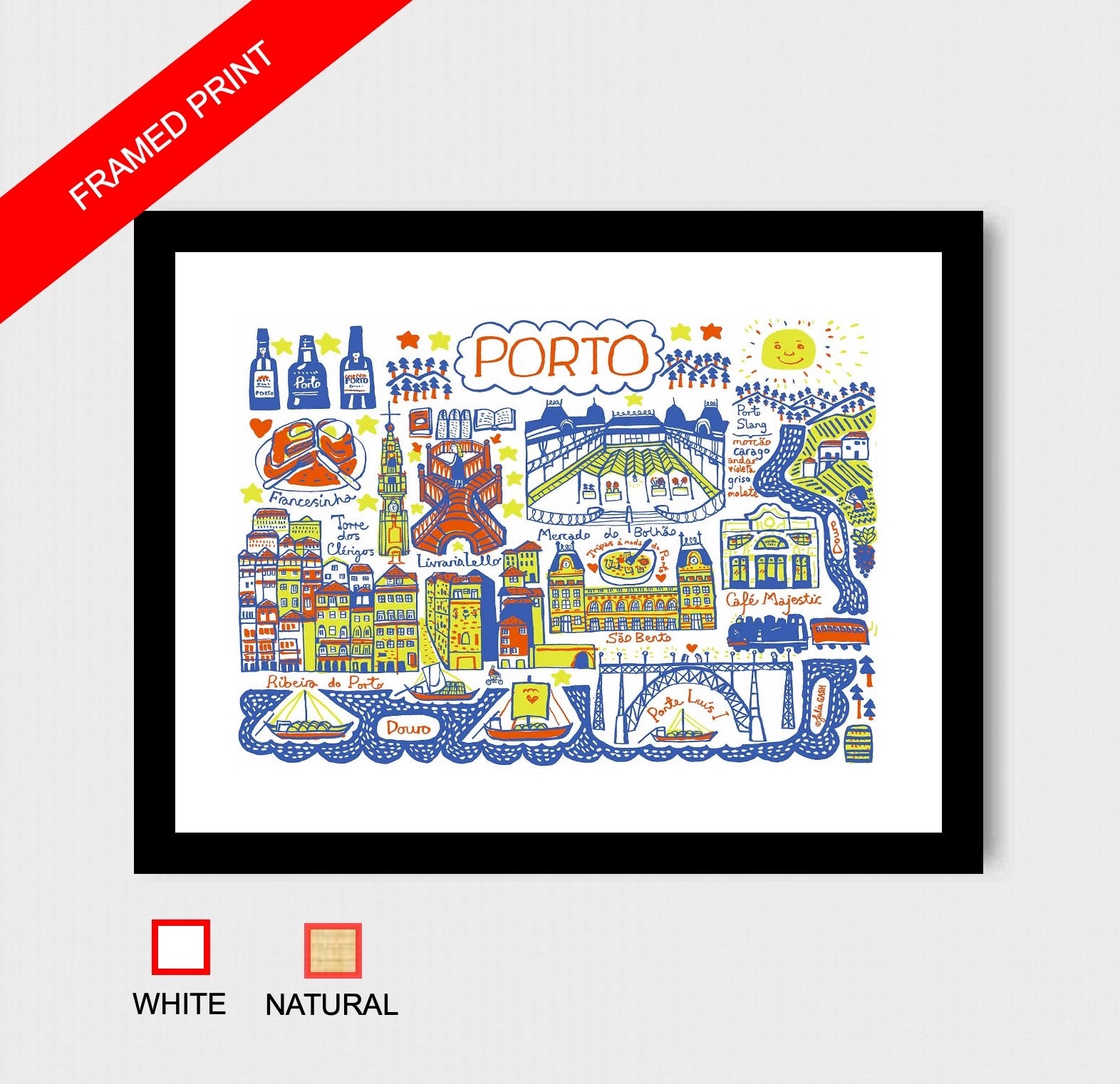 Porto Art Print by Julia Gash