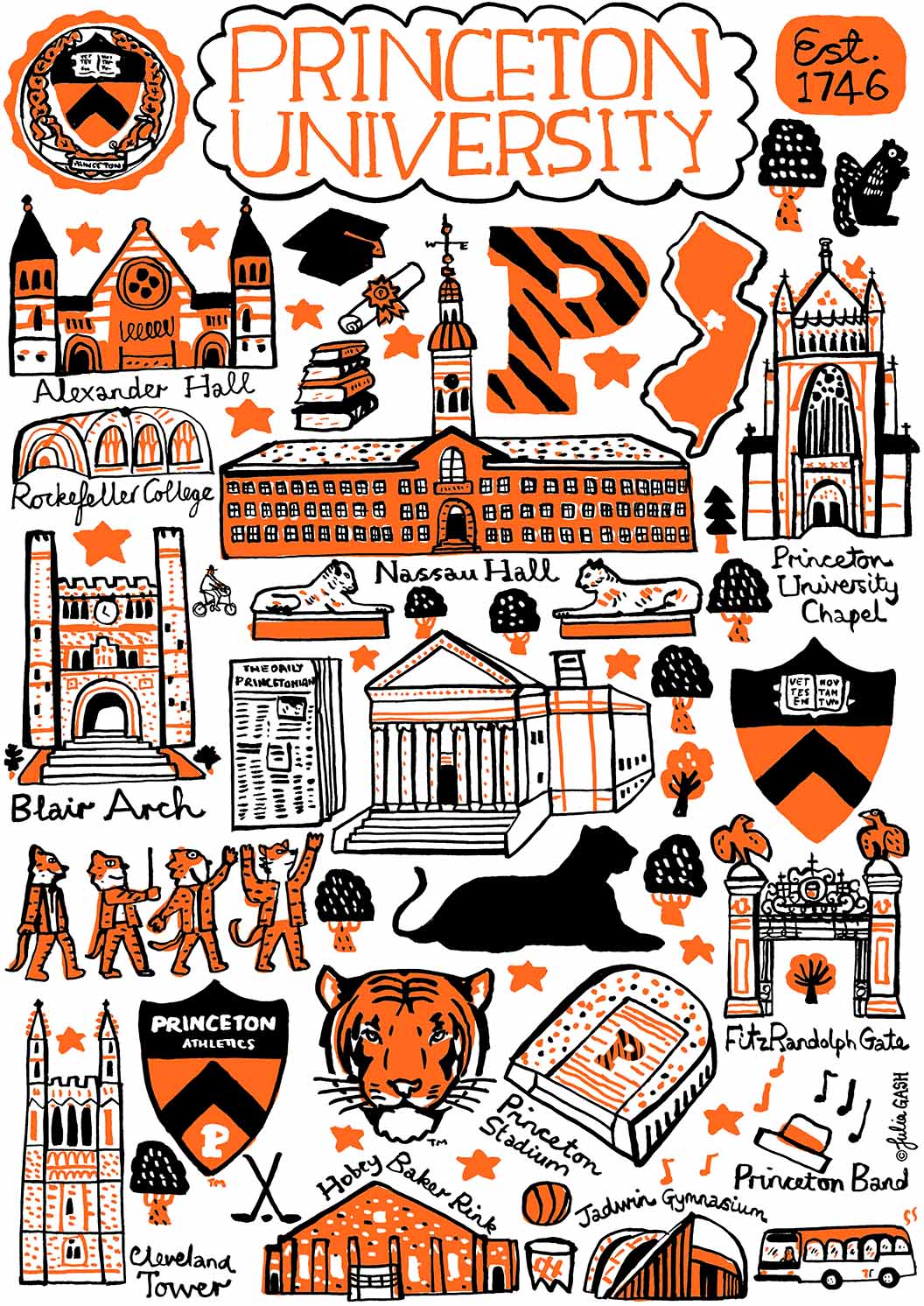 Princeton University Design by Julia Gash