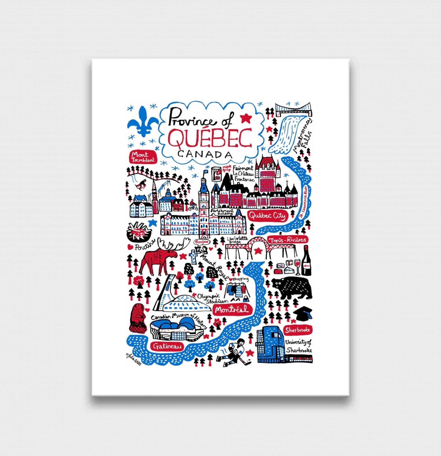 Quebec Art Print