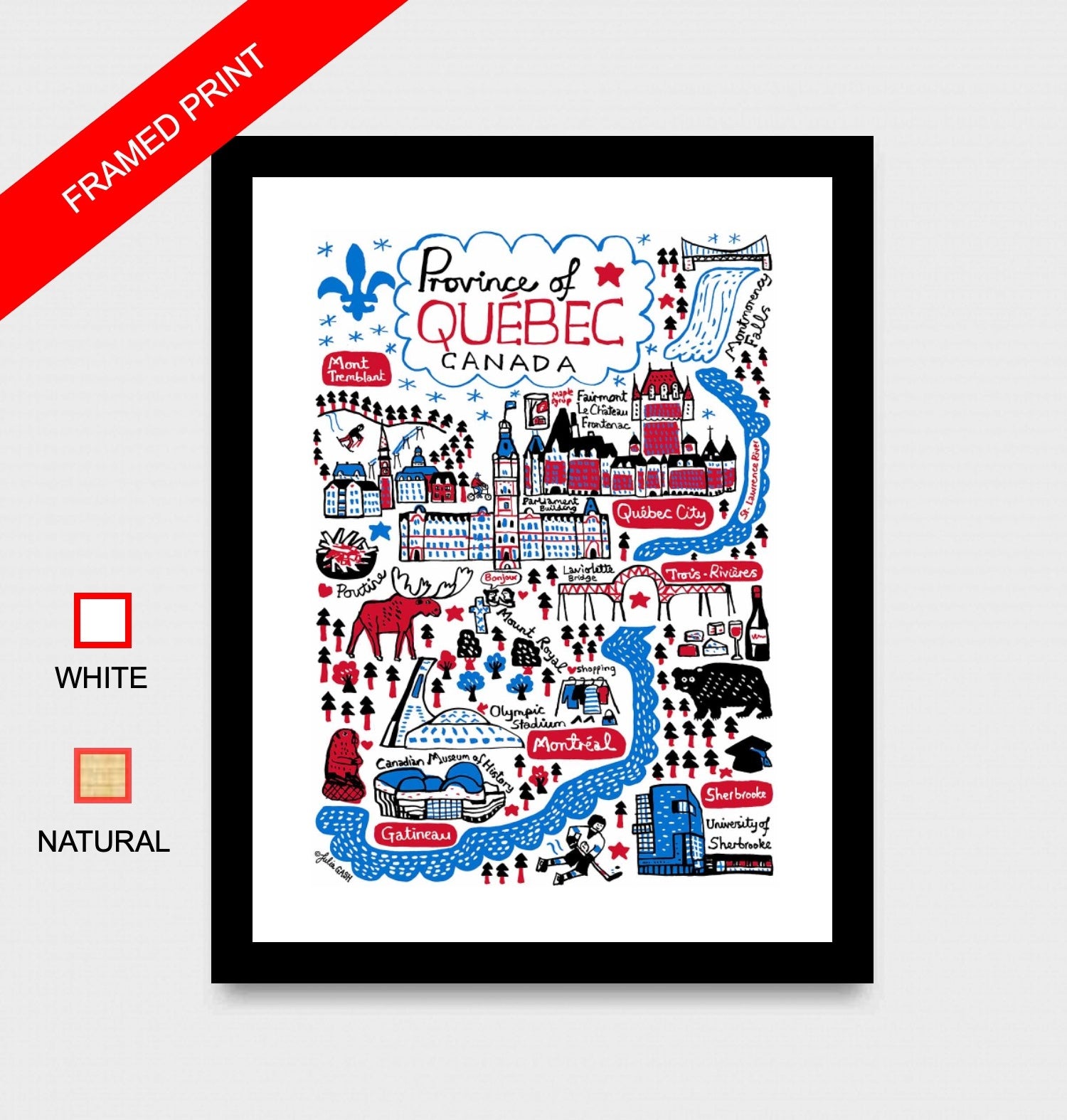 Quebec Art Print