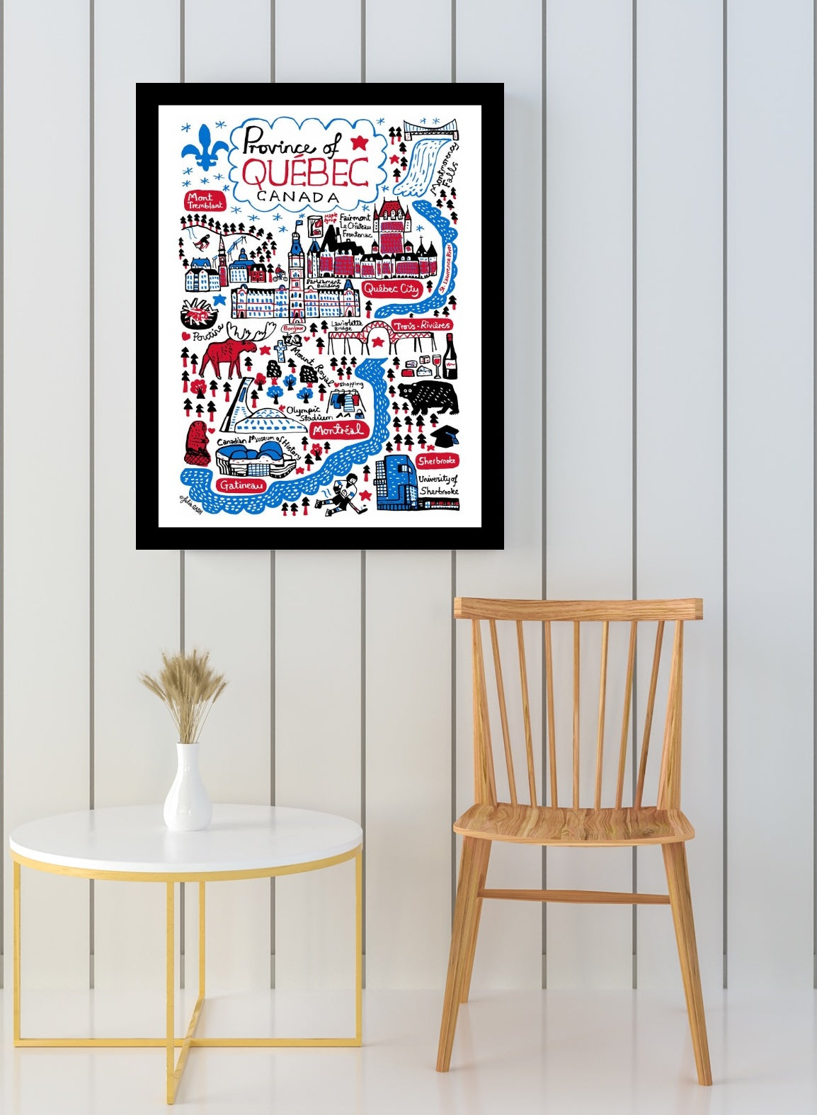 Quebec Art Print