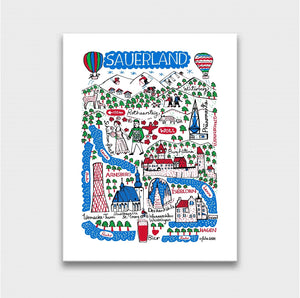 Sauerland Art Print by Julia Gash