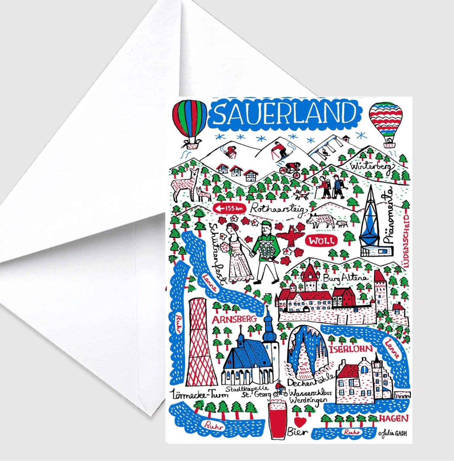 Sauerland Greeting Card