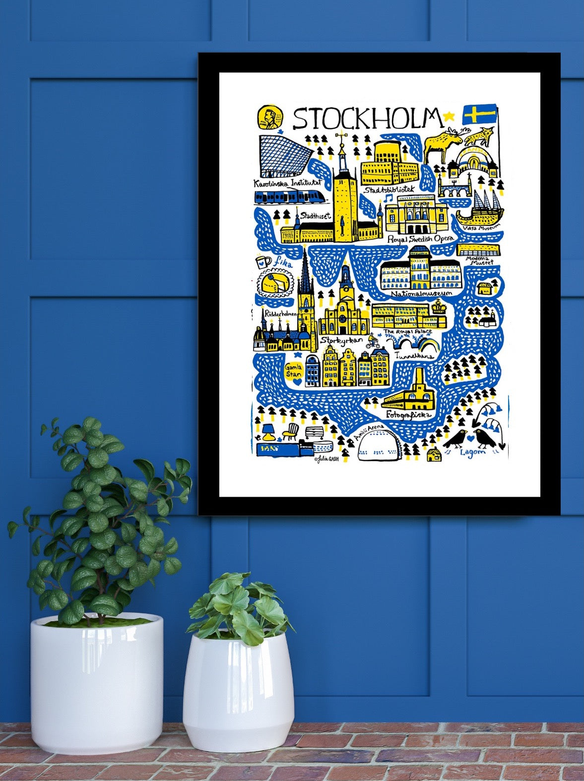 Stockholm Art Print by Julia Gash