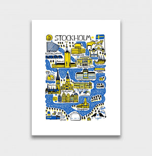 Stockholm Art Print by Julia Gash