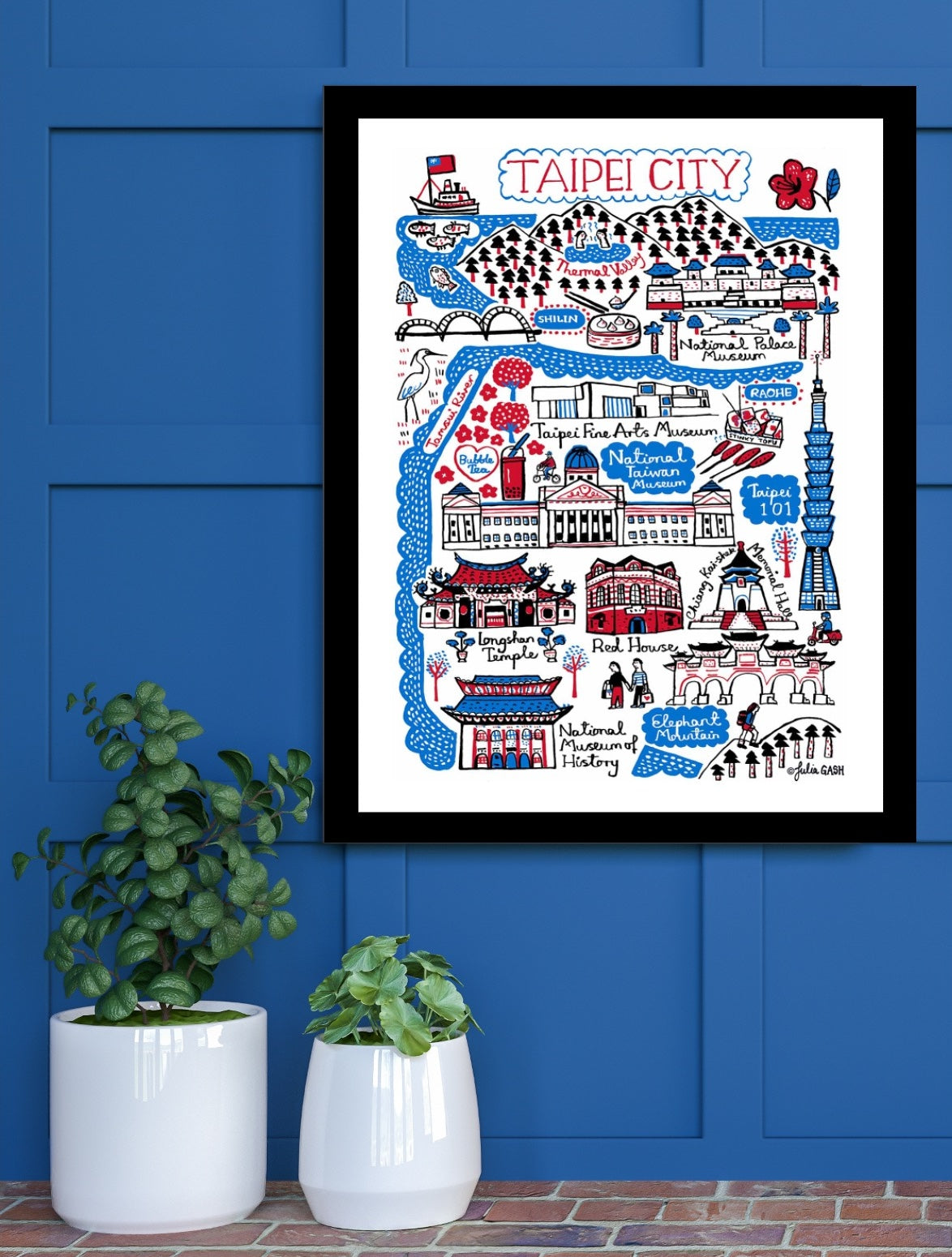 Taipei Art Print