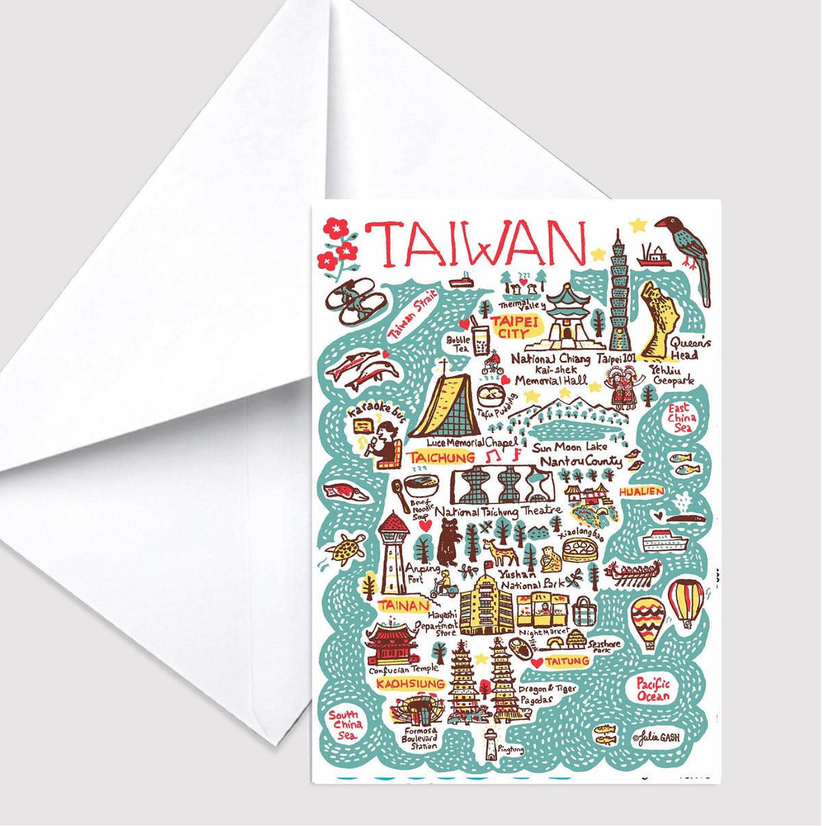Taiwan Greeting Card