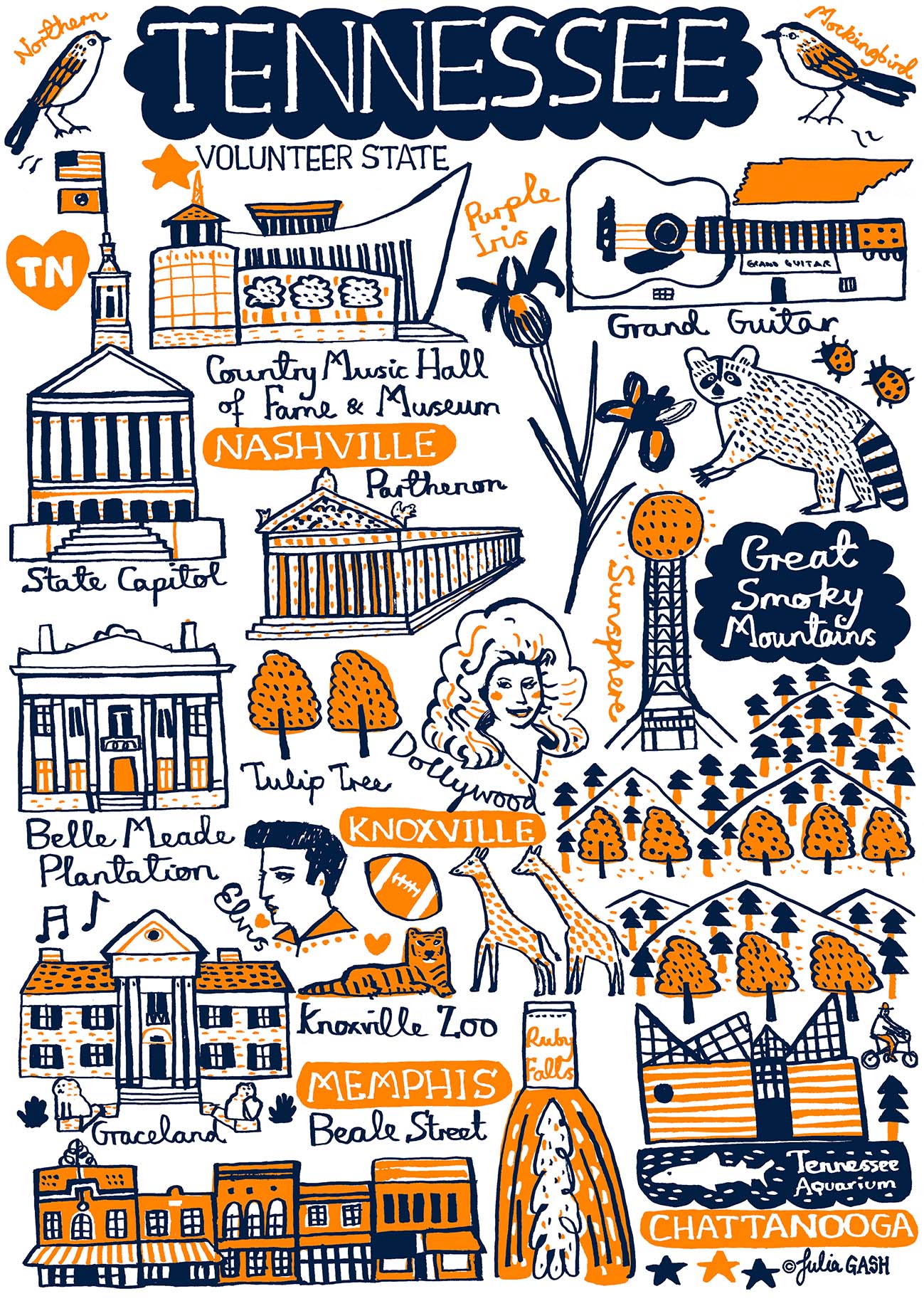 Tennessee Tote Bag