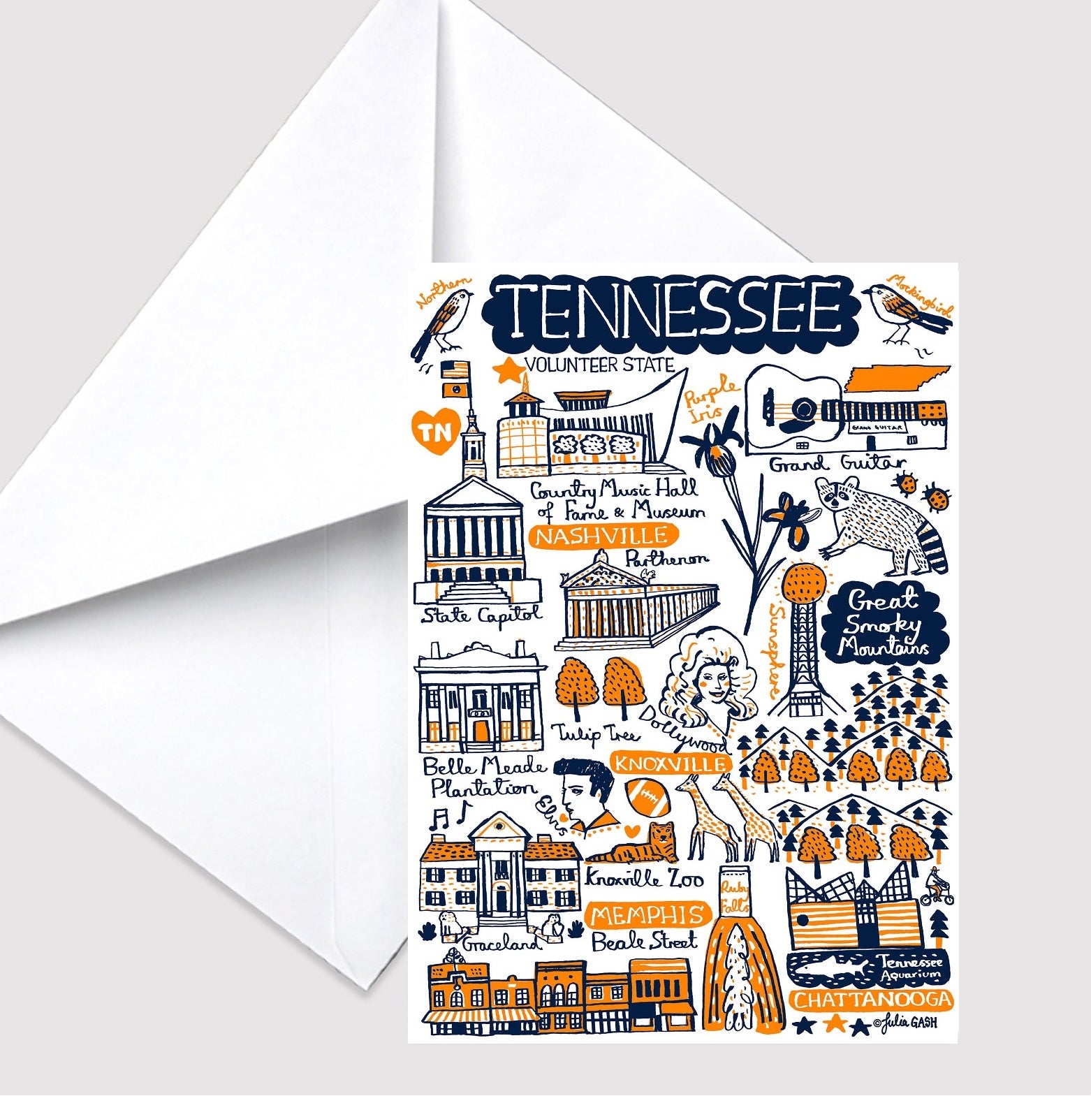 Tennessee Greeting Card