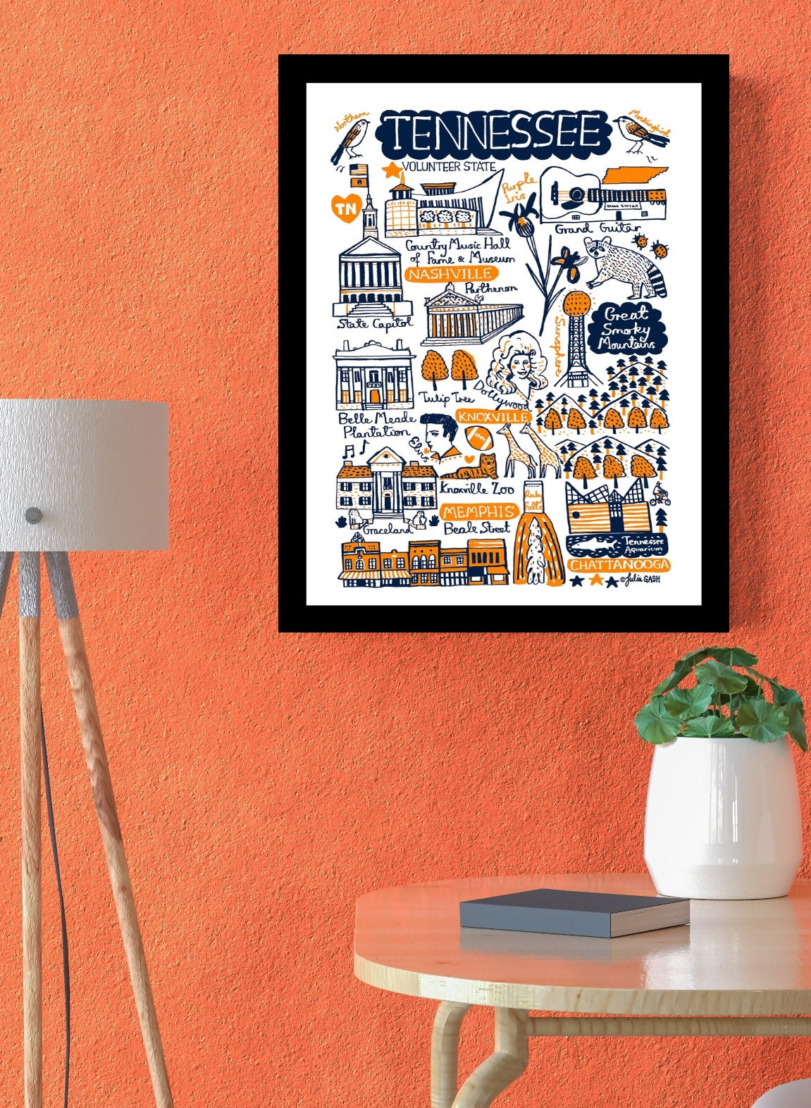 Tennessee Art Print