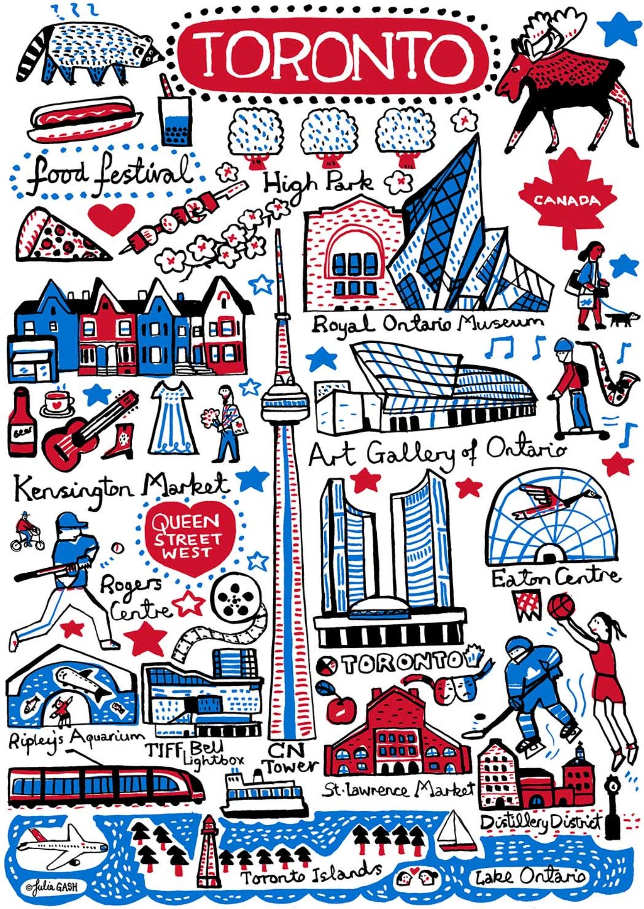 Toronto Art Print - Julia Gash