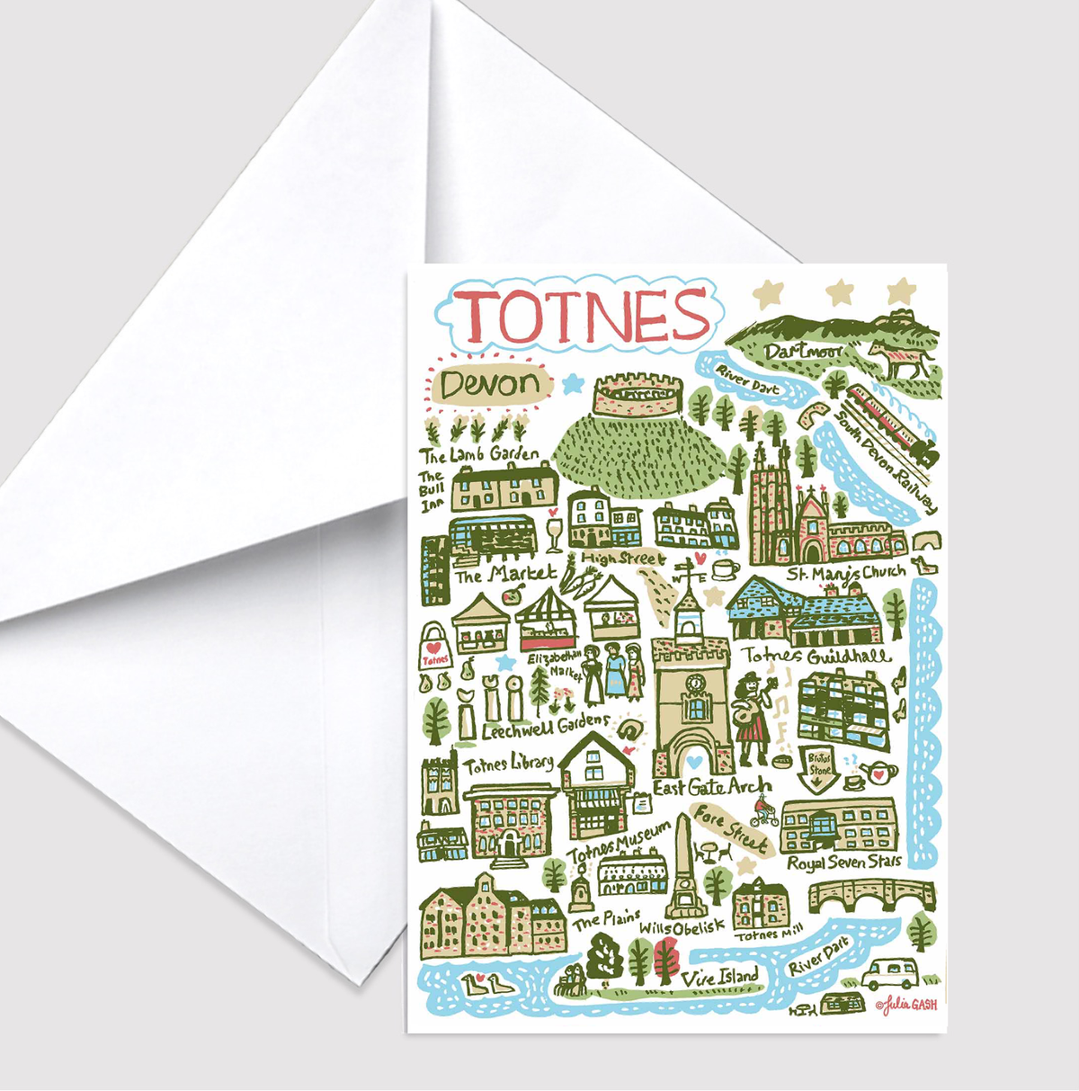 Totnes Greeting Card