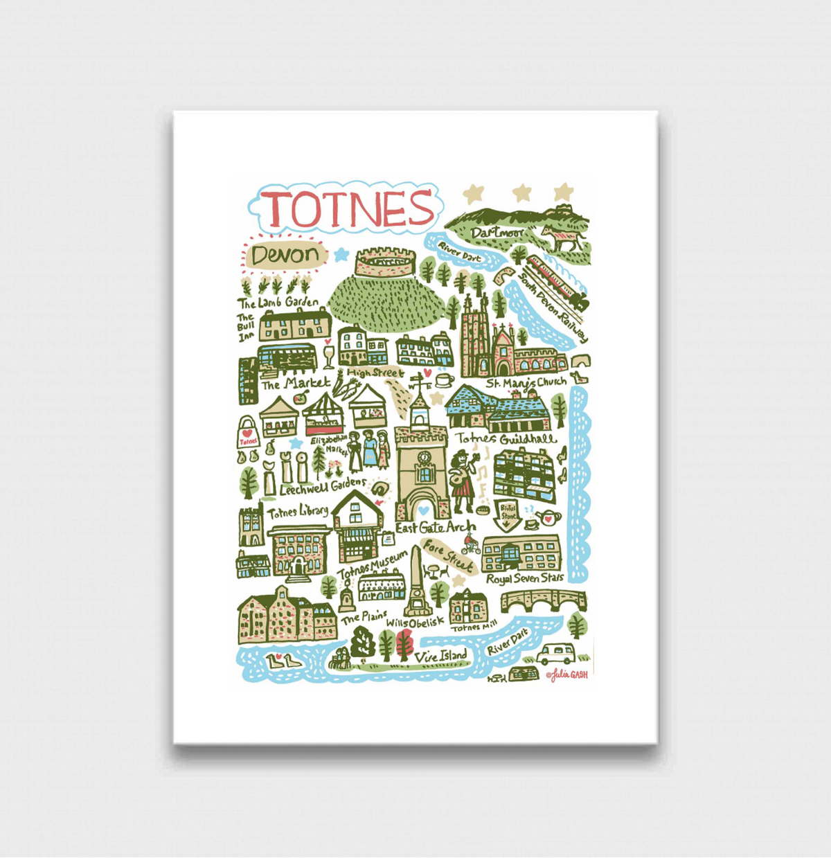 Totnes Art Print