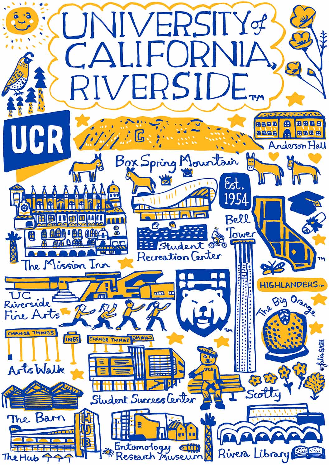 UC Riverside Design by Julia Gash