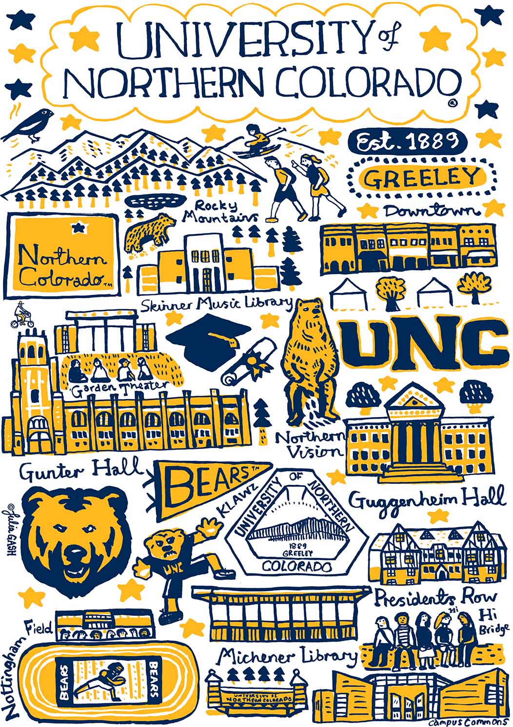 University of Northern Colorado Design by Julia Gash