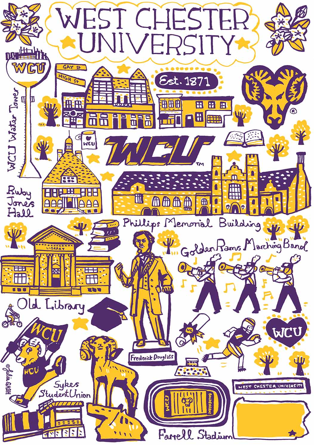 West Chester University Design by Julia Gash