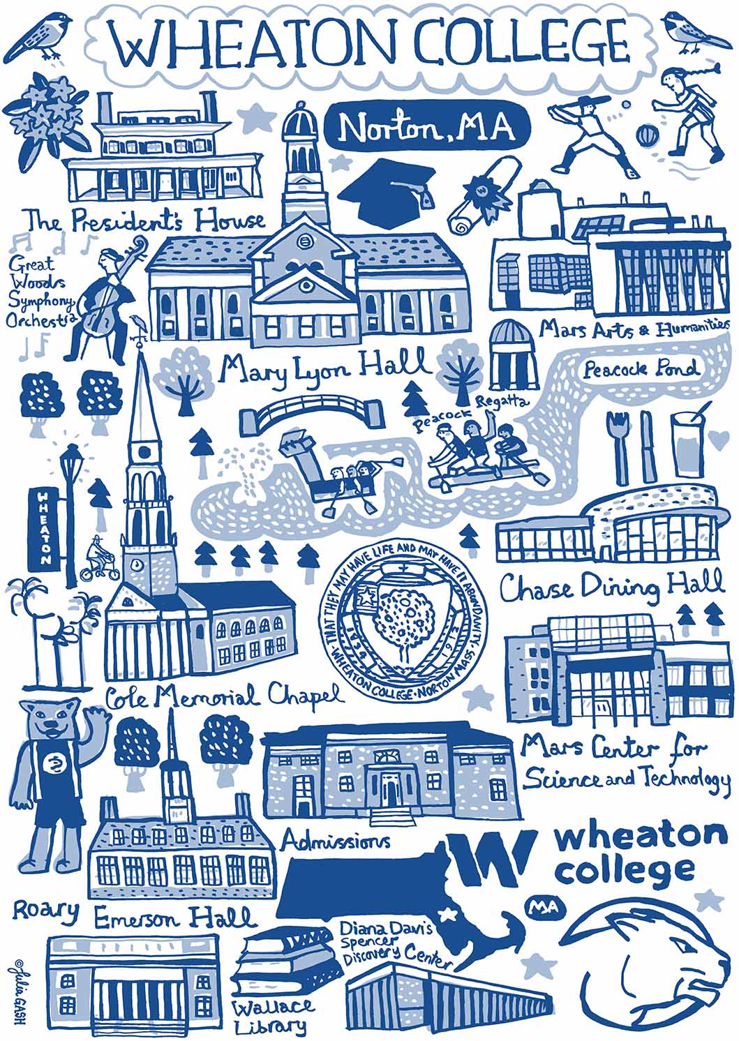 Wheaton College Design by Julia Gash