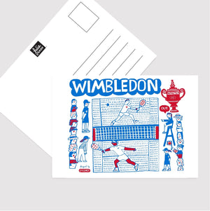 Wimbledon Postcard by Julia Gash