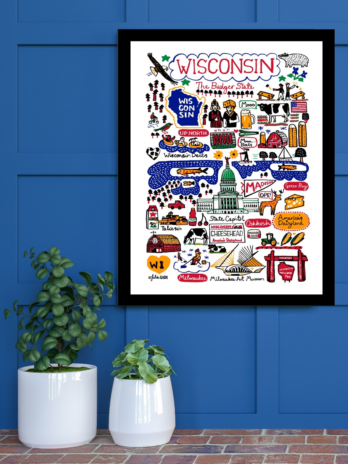Wisconsin Art Print